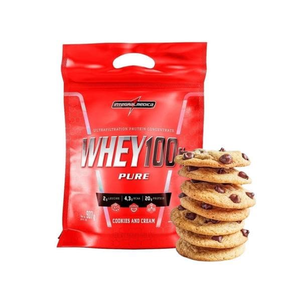 WHEY 100% PURE 907G REFIL COOKIES